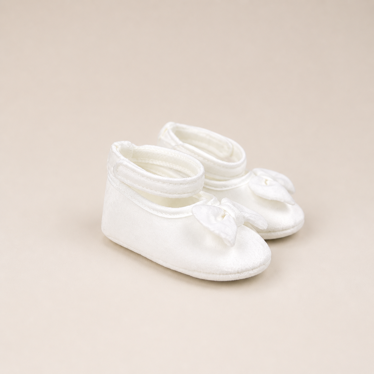 Scarpine neonata eleganti latte con cinturino