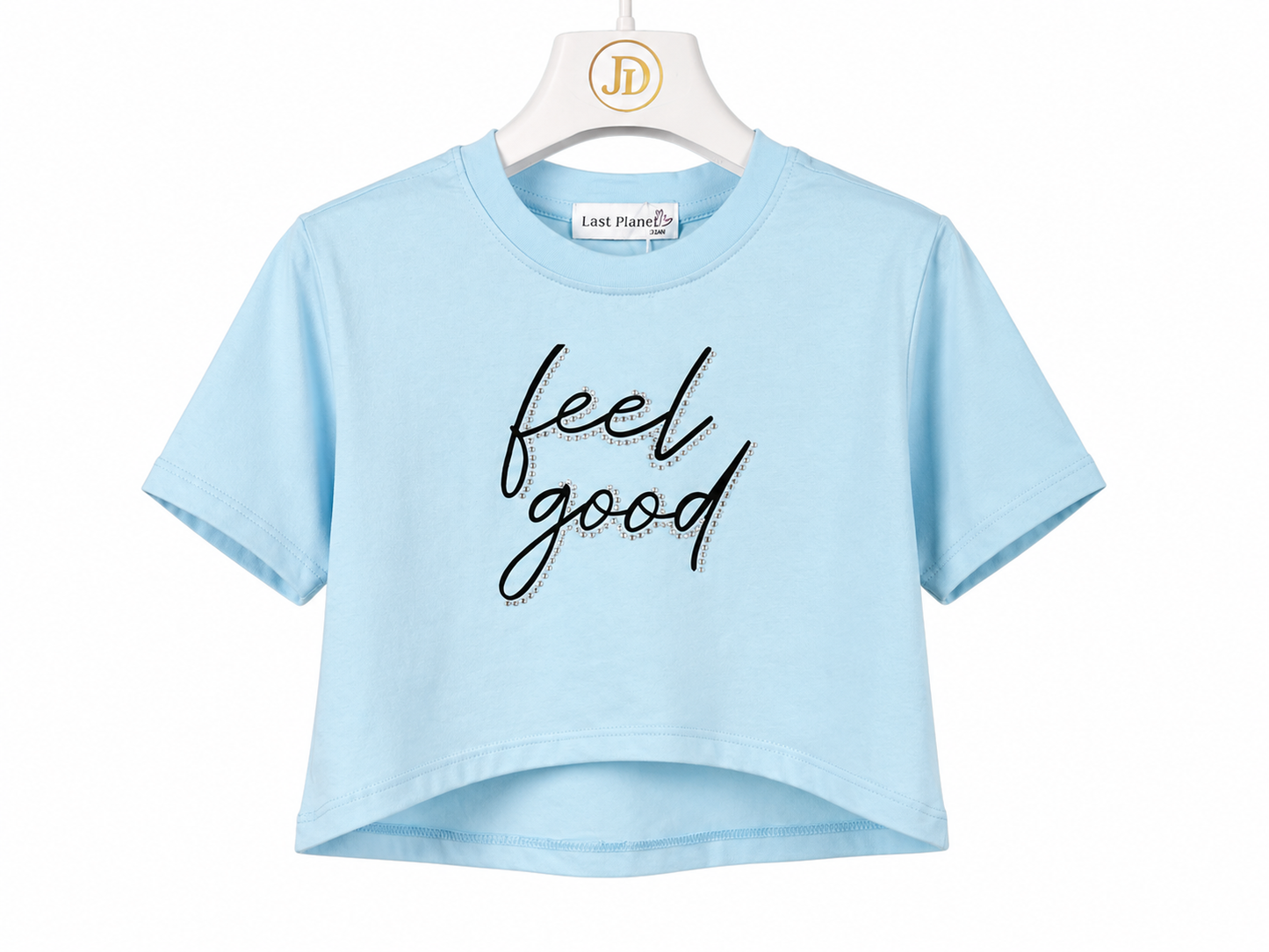 Completo casual estivo bimba jeans e celeste