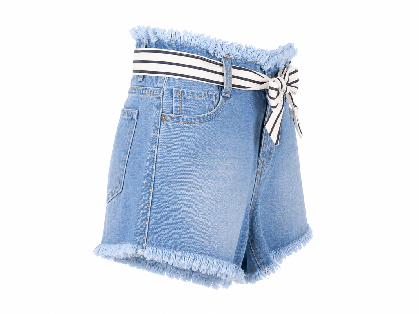 Completo casual estivo bimba jeans e celeste