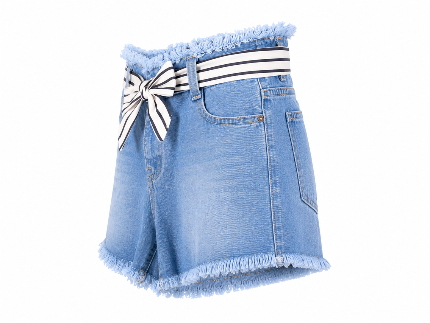 Completo casual estivo bimba jeans e celeste