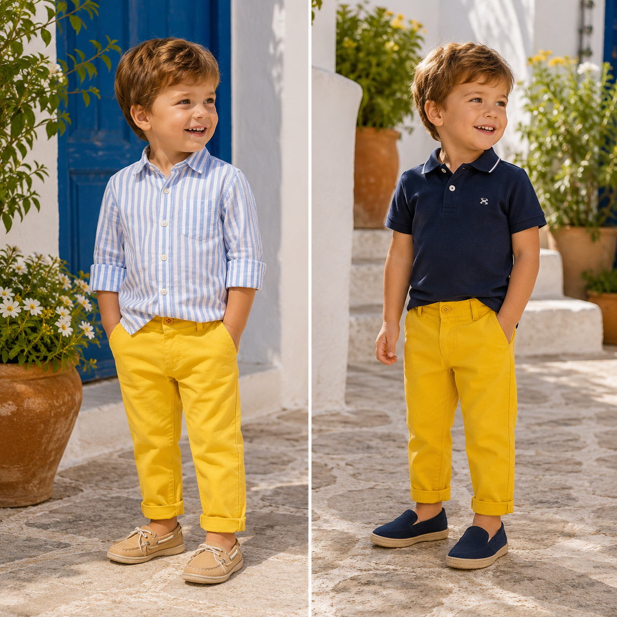 Pantalone giallo zafferano