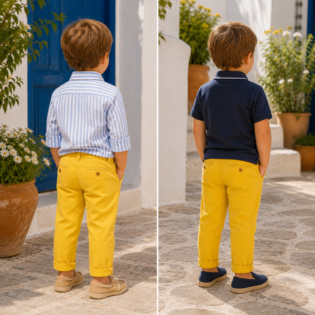 Pantalone giallo zafferano