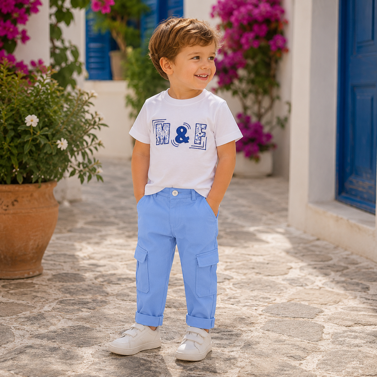Pantalone elegante stile cargo