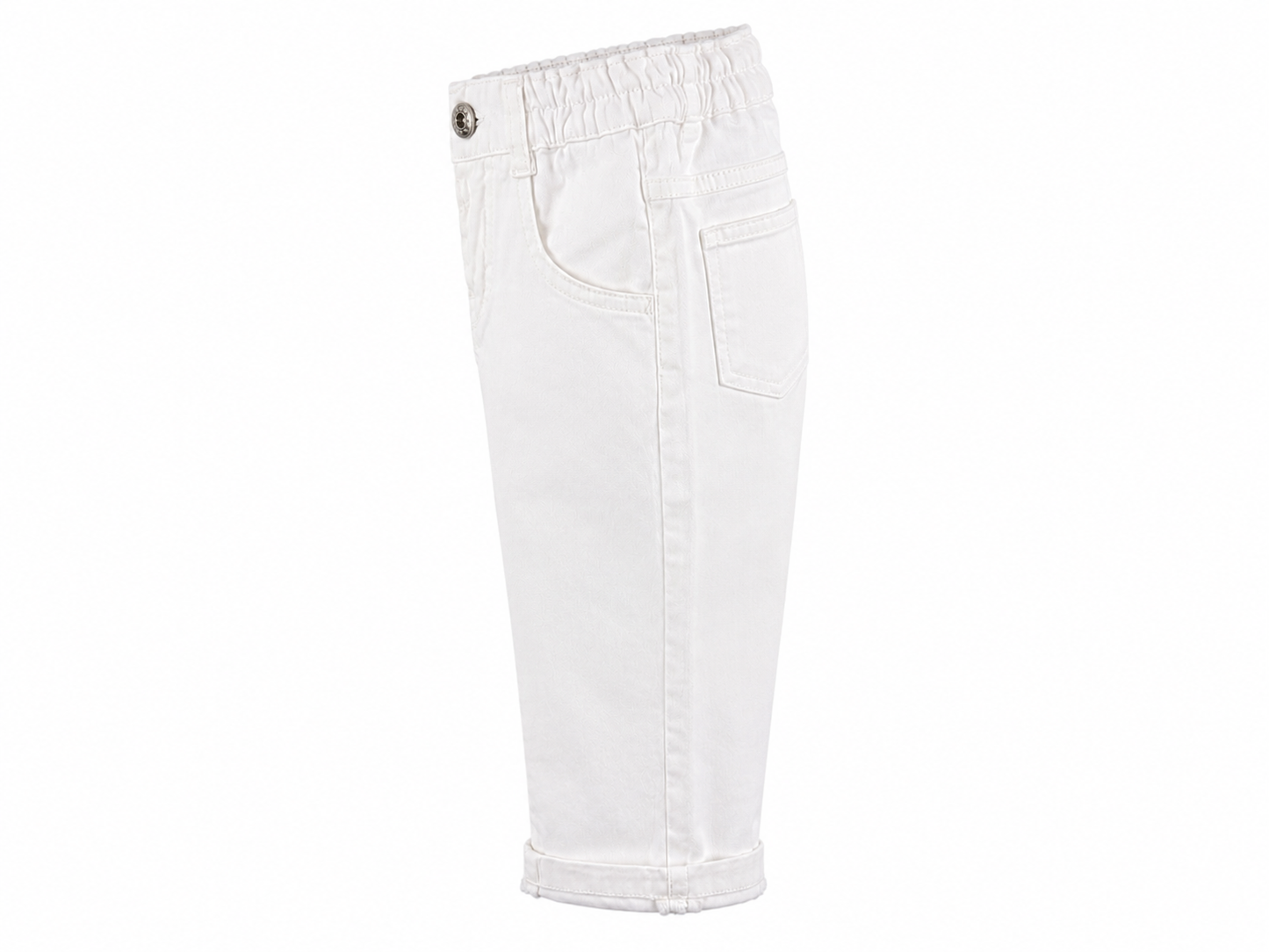 Pantalone bianco elasticizzato modello skinny