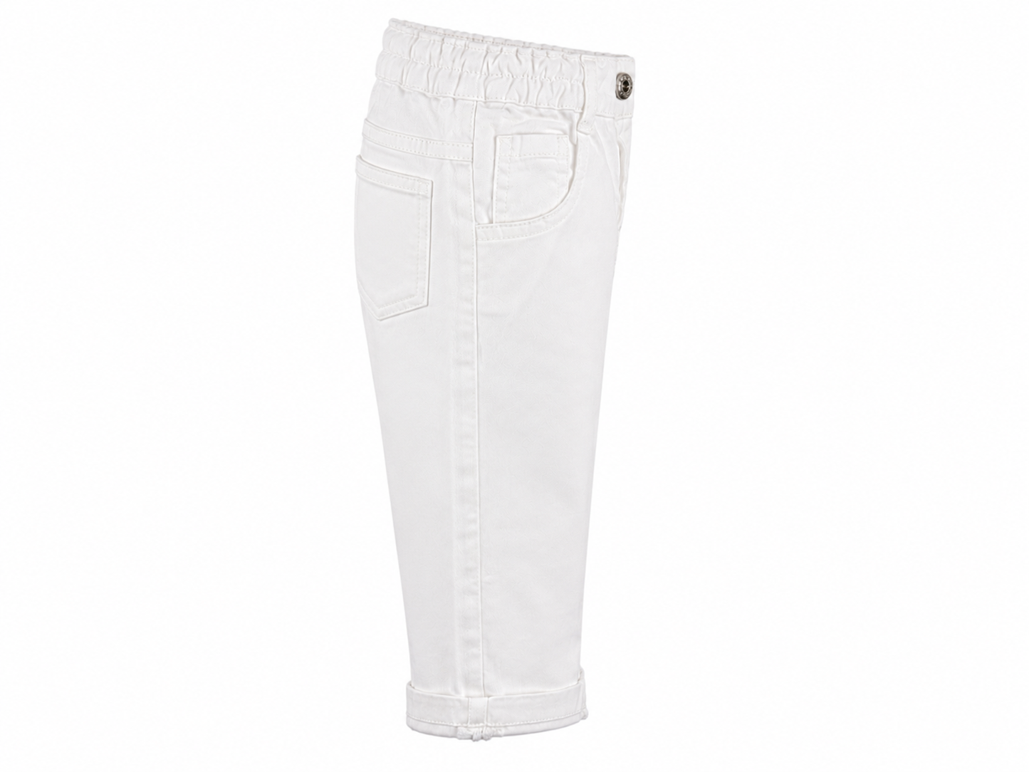 Pantalone bianco elasticizzato modello skinny