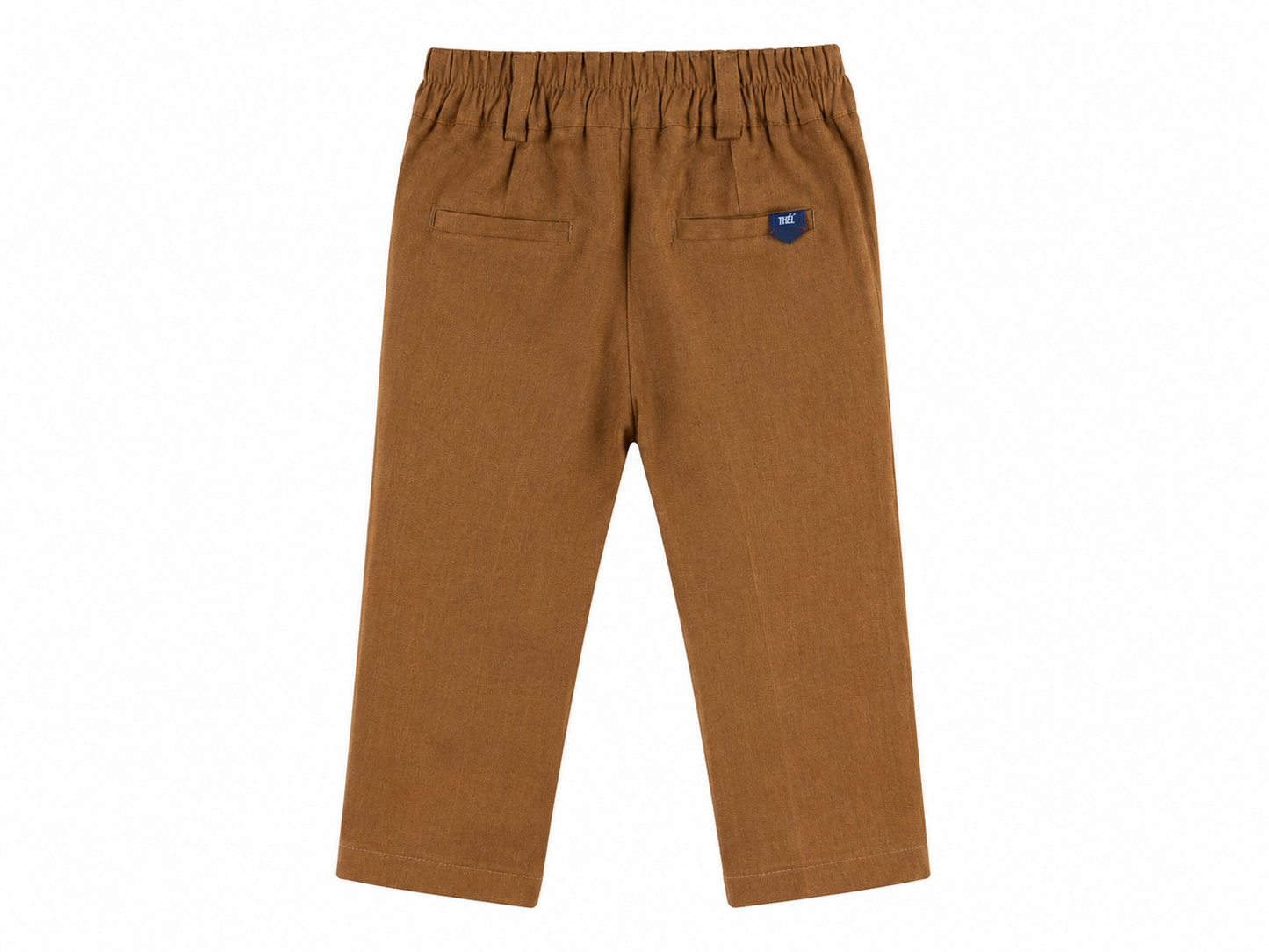 Pantalone lino tabacco