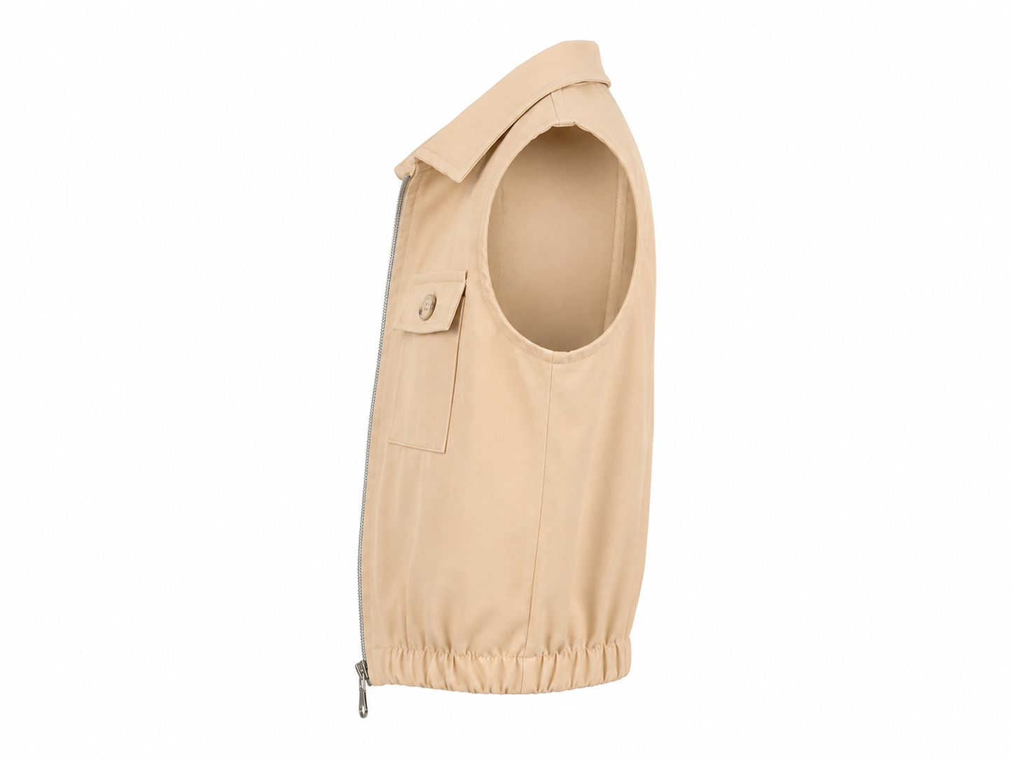 Completo neonato 3 pezzi beige con gilet