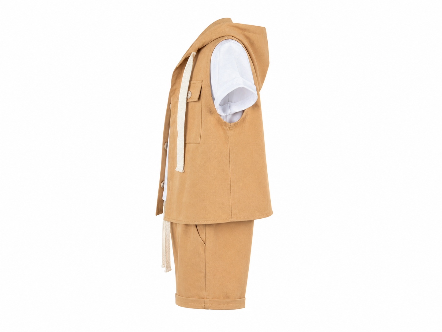 Completo 3 pezzi bimbo beige
