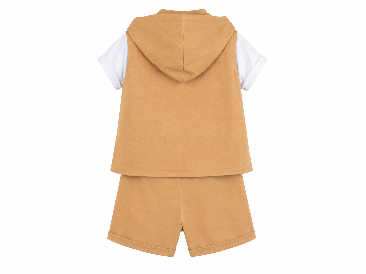 Completo 3 pezzi bimbo beige