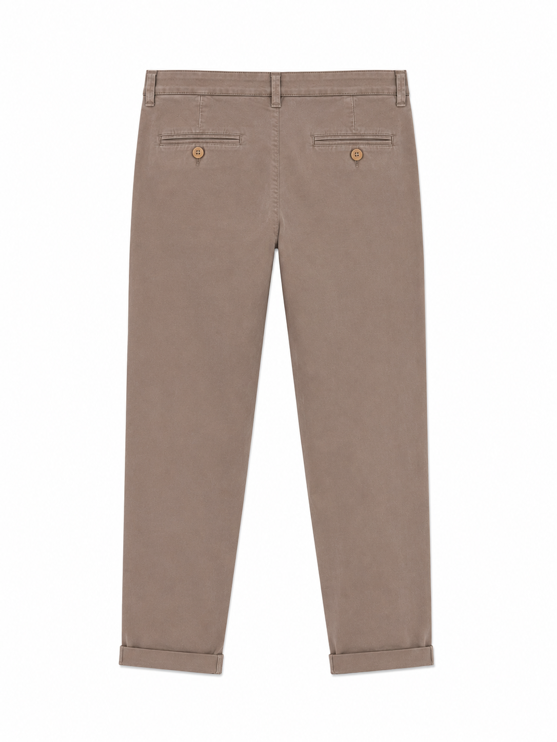 Taupe gabardine trousers for boys