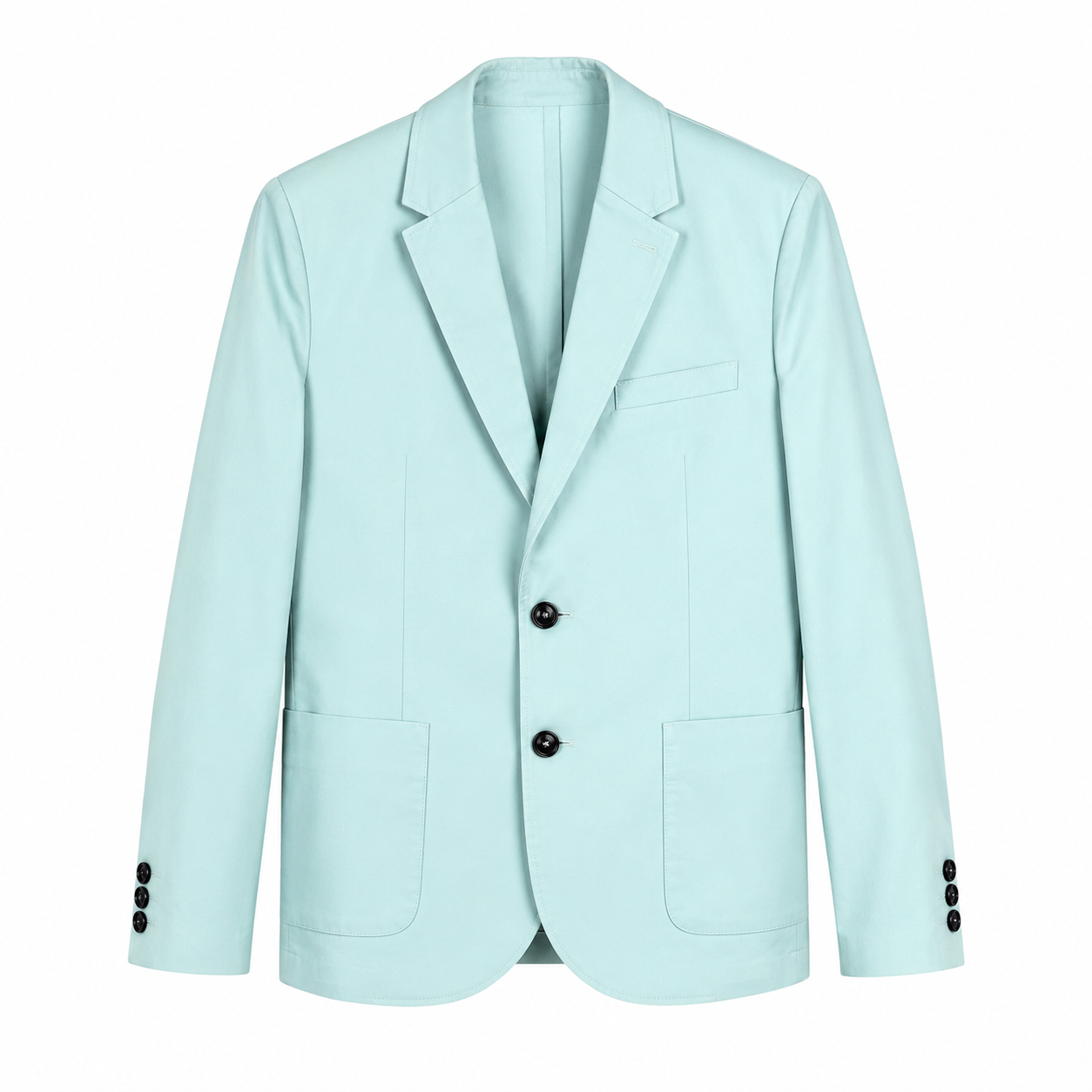 Completo maschile elegante giacca-pantalone in cotone