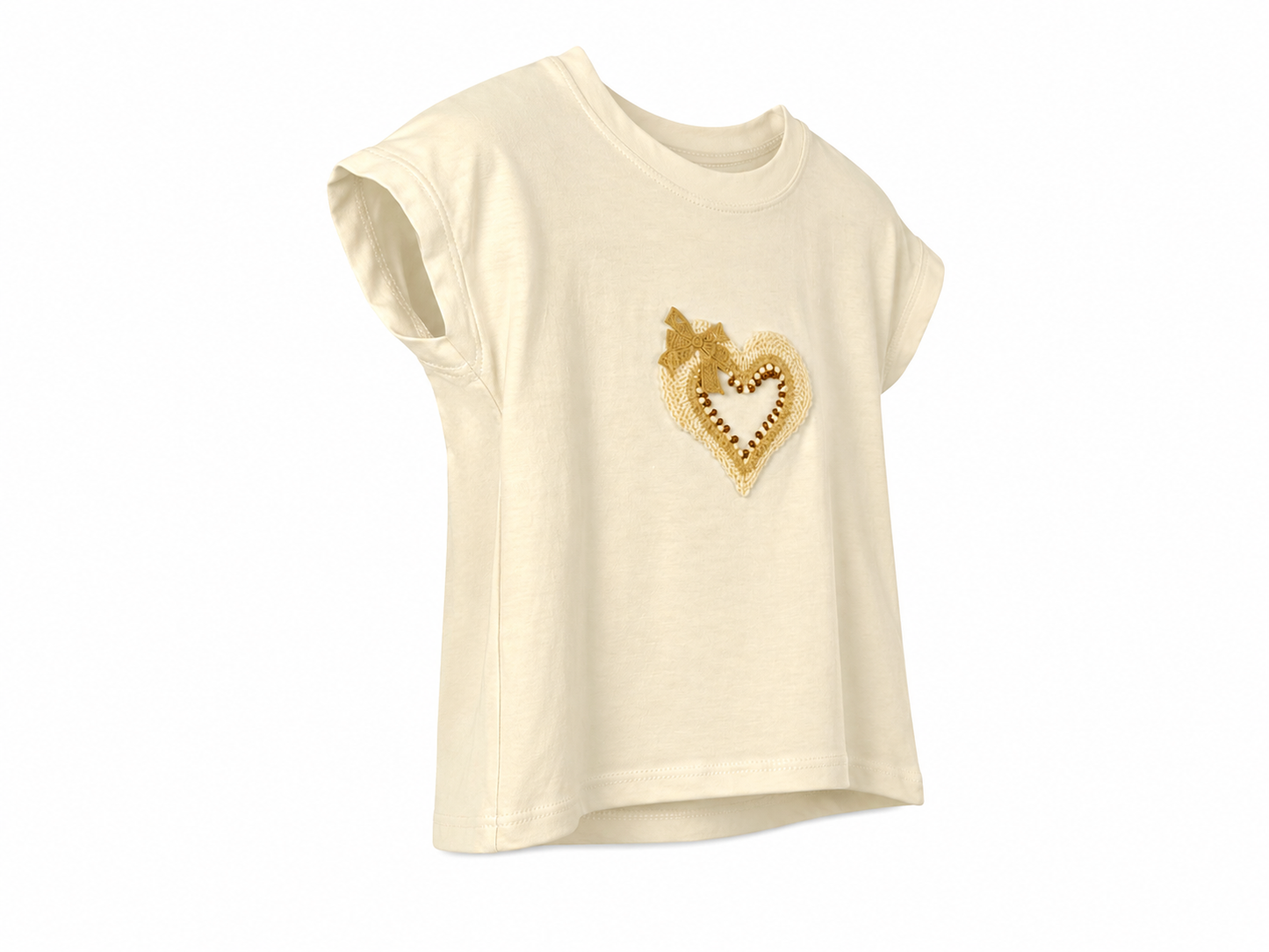 Completo 3 pezzi bambina con shorts cielo polvere