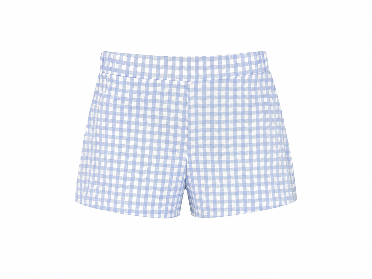 Completo 3 pezzi bambina con shorts cielo polvere