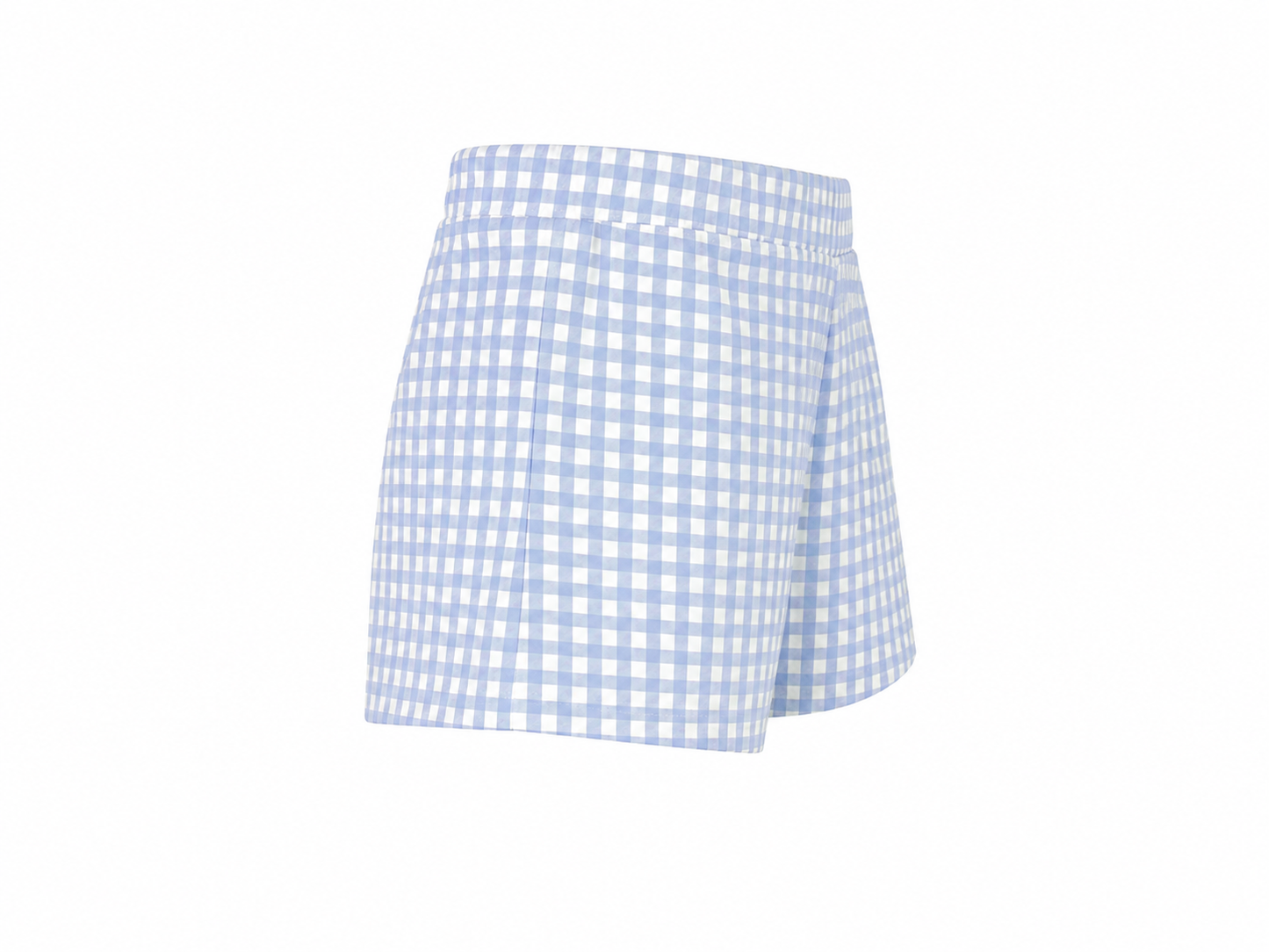 Completo 3 pezzi bambina con shorts cielo polvere