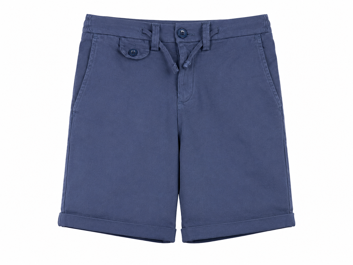Boy's navy gabardine shorts