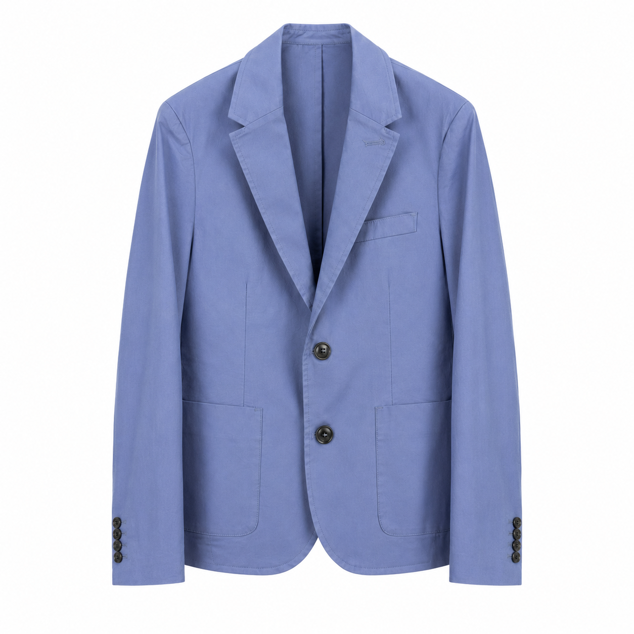 Completo maschile elegante giacca-pantalone in cotone