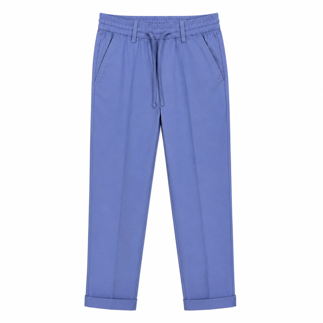 Completo maschile elegante giacca-pantalone in cotone