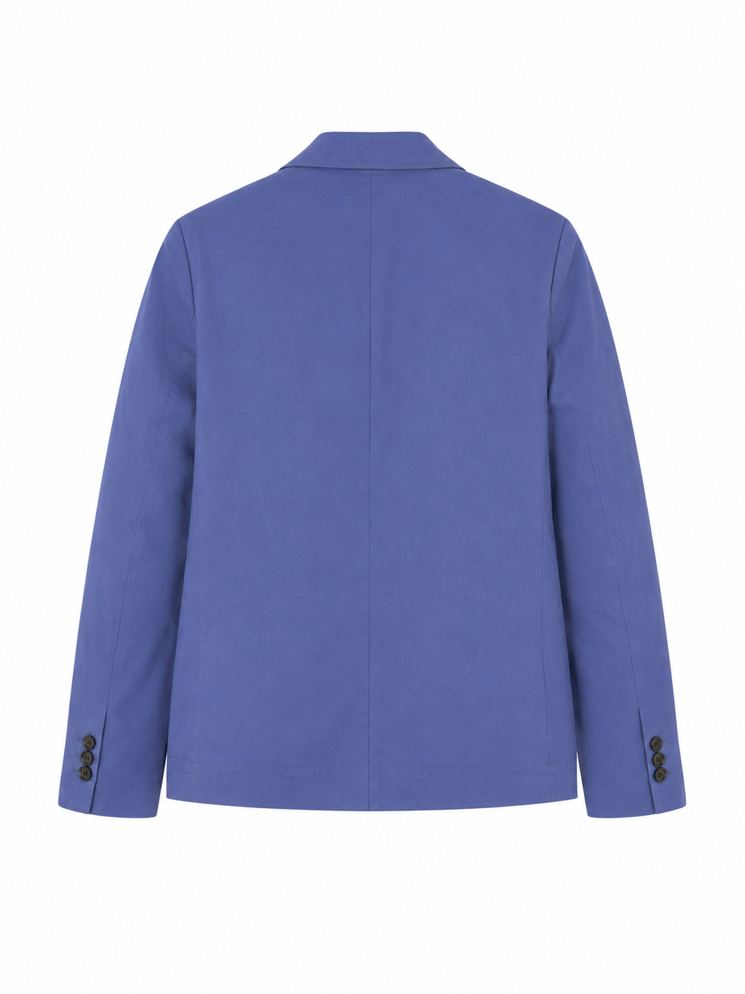 Giacca indaco in cotone naturale effetto premium