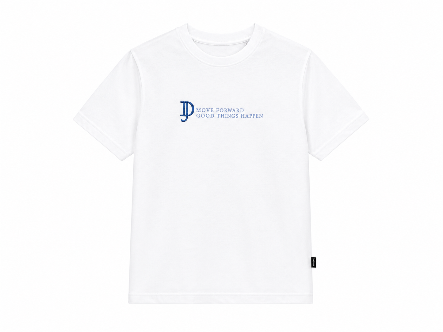 T-shirt bambino basic in cotone con stampa frontale