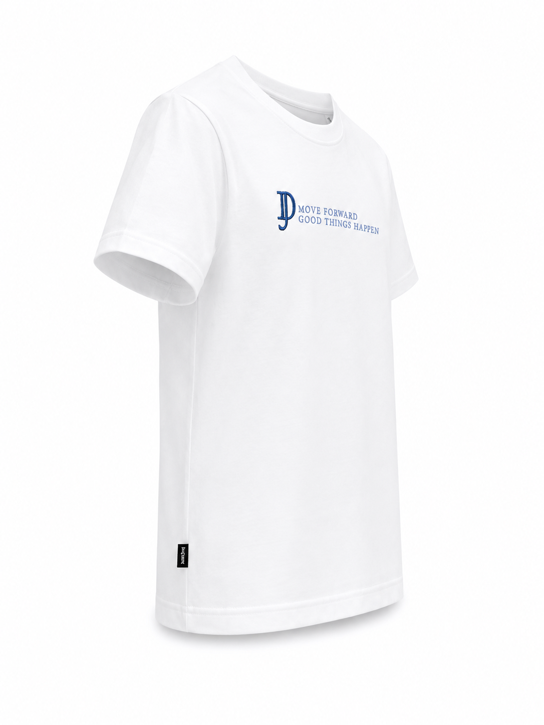 T-shirt bambino basic in cotone con stampa frontale