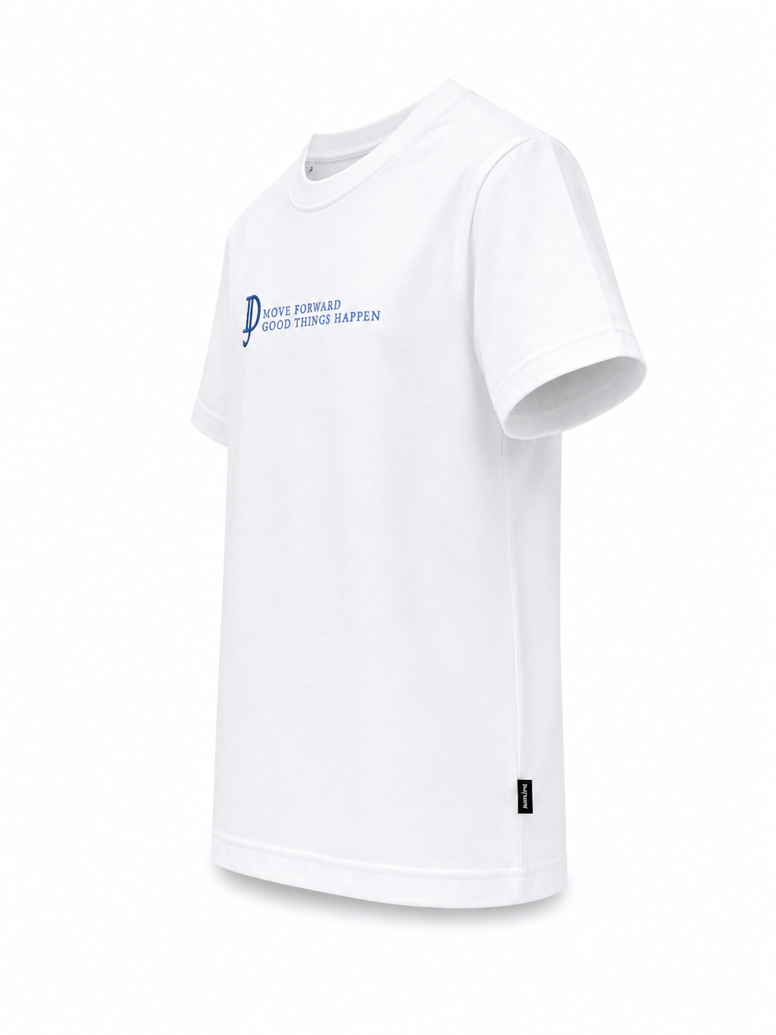 T-shirt bambino basic in cotone con stampa frontale