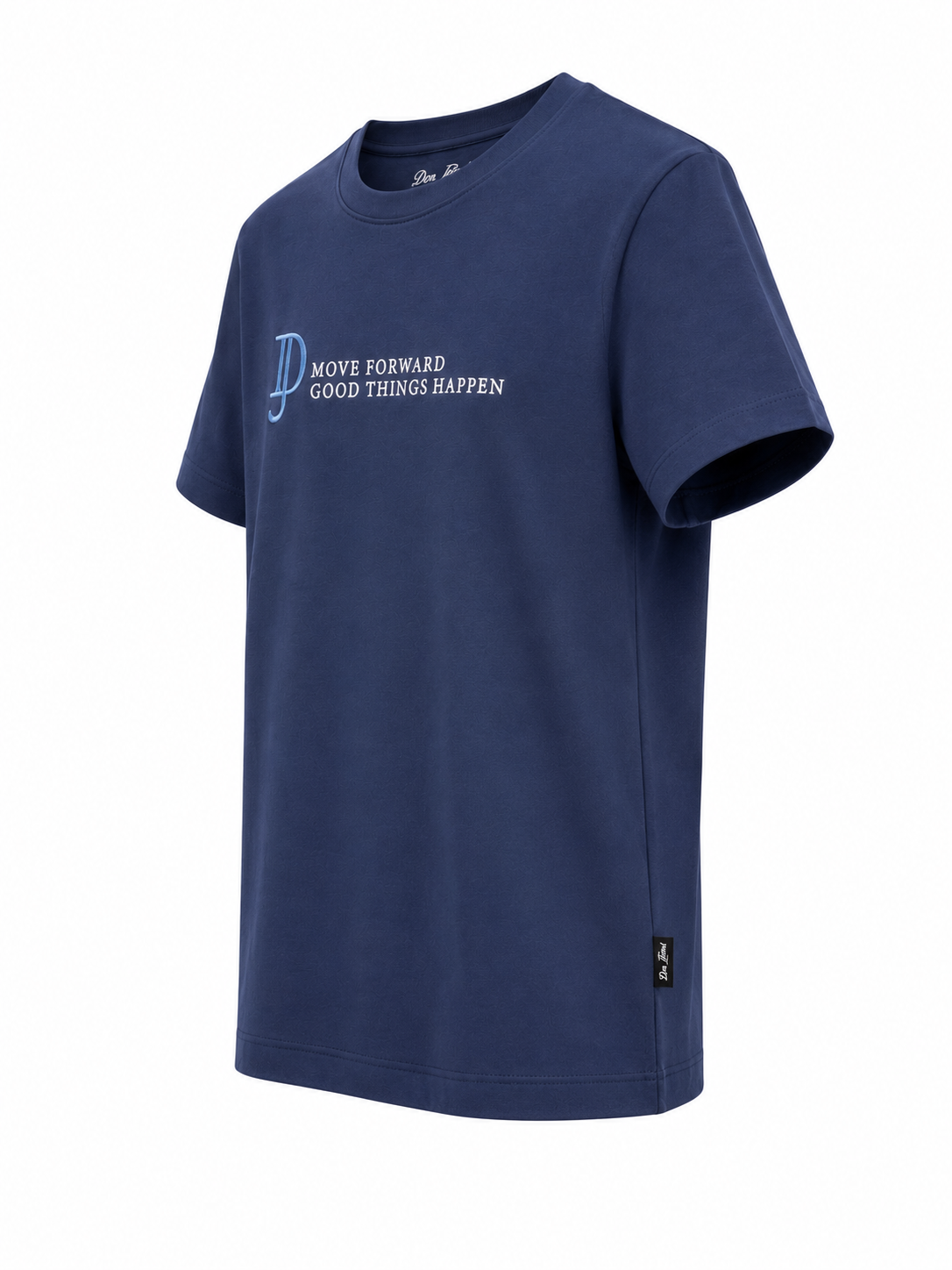 T-shirt bambino basic in cotone con stampa frontale