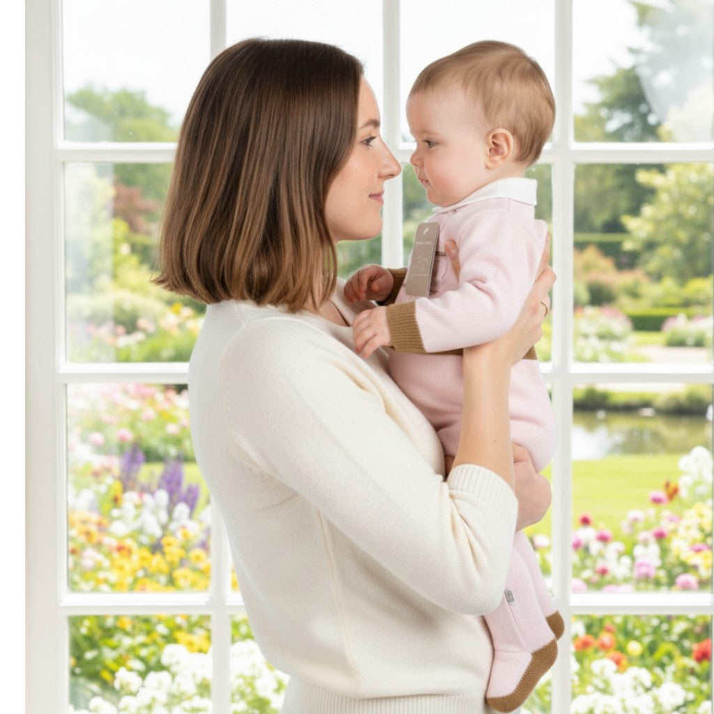 Tutina neonata in filo di cotone rosa – tutina neonata in filo di cotone per neonato
